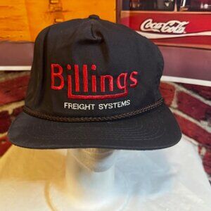 Billings Freight Systems Vintage Snapback Adjustable Hat Cap